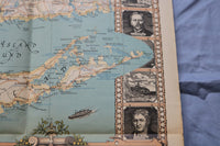 1939 THE REACHES OF NEW YORK CITY FOLDING MAP - K 3207
