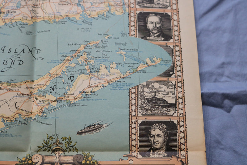 1939 THE REACHES OF NEW YORK CITY FOLDING MAP - K 3207