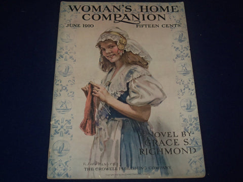 1910 JUNE WOMAN'S HOME COMPANION MAGAZINE - NICE ILLUSTRATIONS & ADS - SP 3048