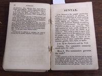 1824 A SYSTEMATIC INTRODUCTION TO ENGLISH GRAMMAR BOOK BY JOHN PARKHURST- K 1285