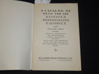 1930'S A CATALOG OF MUSIC FOR THE VIOLIN - VIOLONCELLO - ENSEMBLE MUSIC - K 585