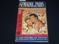 1955 JAN-FEB UNE SEMAINE DE PARIS MAGAZINE - ESTHER WILLIAMS COVER - J 9889