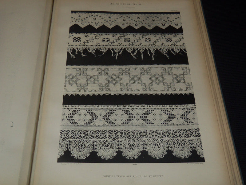 1900'S LES POINTS DE VENISE J G CAMERINO FRENCH LACE DESIGN FRENCH VOLUME- Z 269