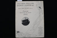 1951 JACOB'S PILLOW DANCE FESTIVAL PROGRAM - K 2261