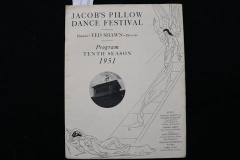 1951 JACOB'S PILLOW DANCE FESTIVAL PROGRAM - K 2261