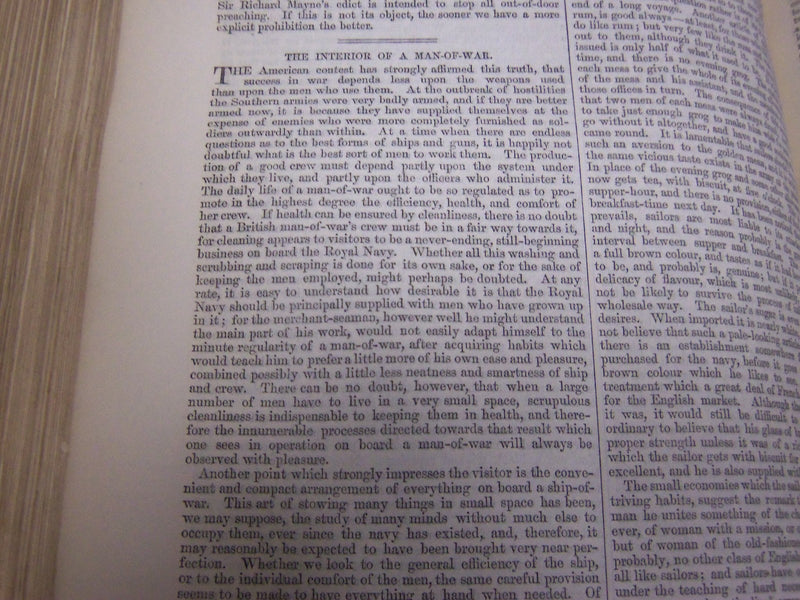1862 SATURDAY REVIEW 2 BOUND VOLUMES - COMPLETE YR- PUBLISHED IN LONDON - R 1084
