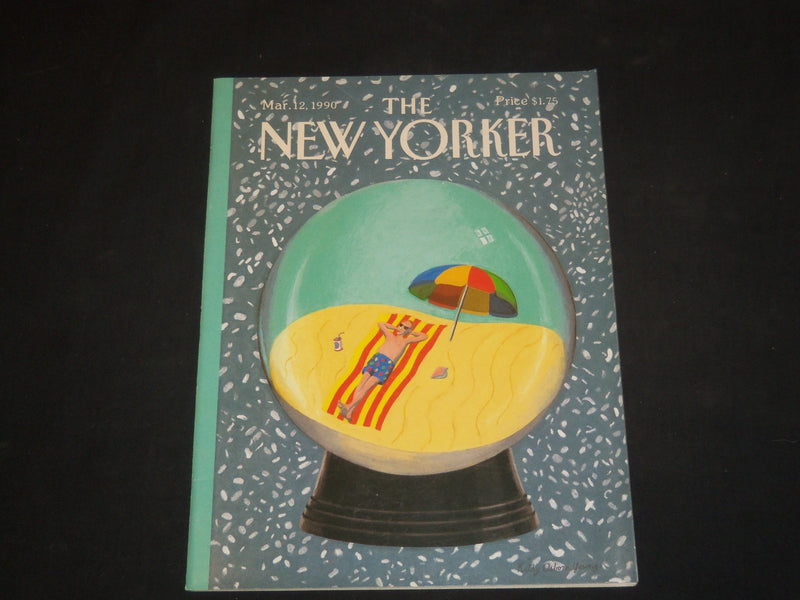 1990 MARCH 12 THE NEW YORKER MAGAZINE - ILLUSTRATED COVER - NY 1424