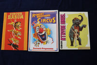 1970'S-1990'S HUGE CIRCUS PROGRAMS - LOT OF 45 - O 3506