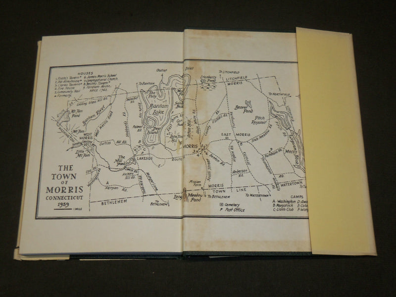 1959 ONE HUNDRED YEARS HISTORY OF MORRIS, CONNECTICUT BOOK - KD 6154