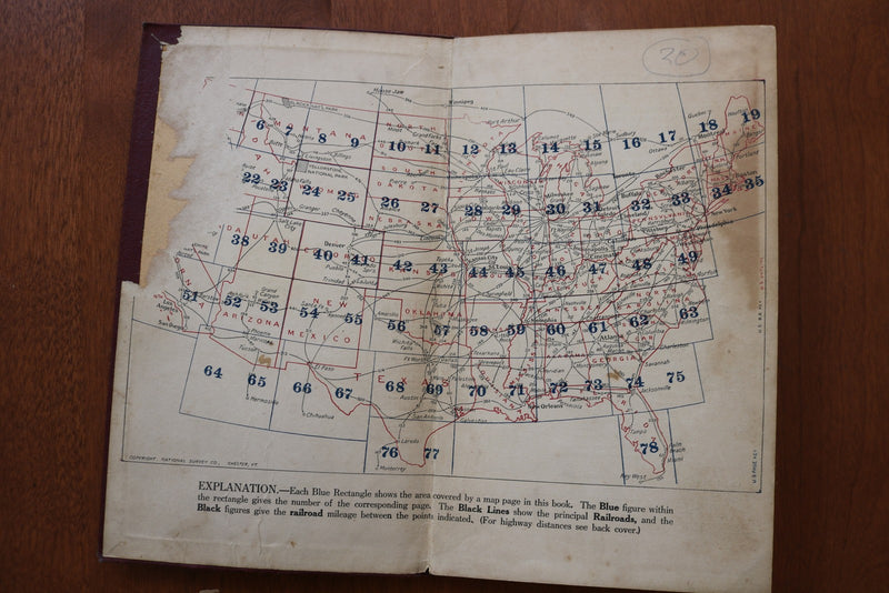EARLY 1900'S MAPS AND GAZETTEERS MAGAZINE - LOT OF 18 - O 3901