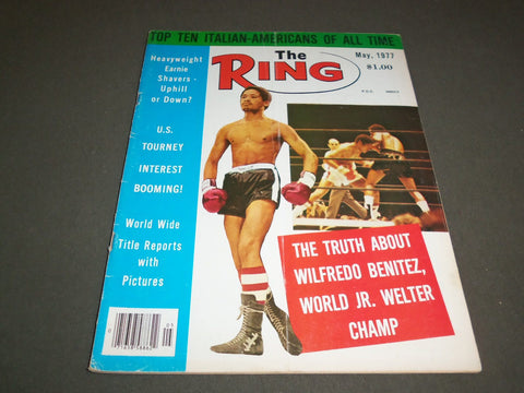 1977 MAY THE RING MAGAZINE - WILFREDO BENITEZ - SP 5334