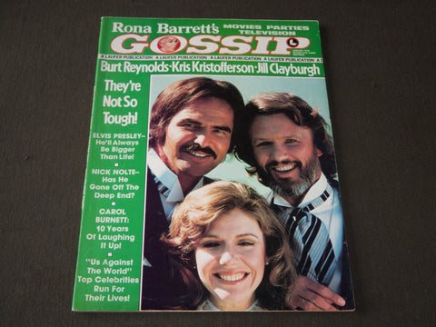 1978 JANUARY RONA BARRETT'S GOSSIP MAGAZINE - BURT REYNOLDS COVER - CW 981