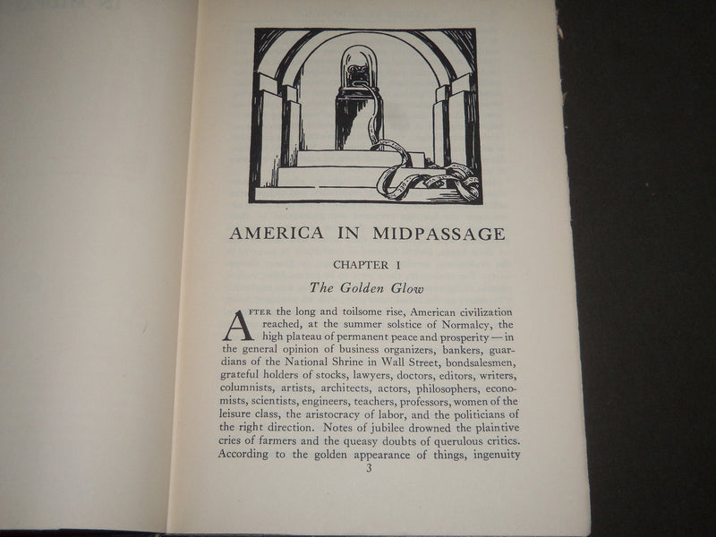 1939 AMERICA IN MIDPASSAGE BY CHARLES & MARY BEARD VOLUME NO. 3 - KD 4457