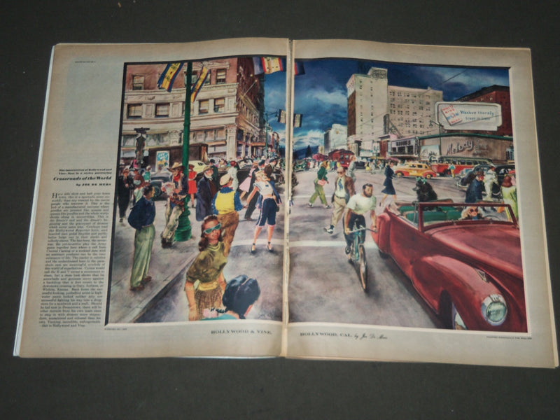 1946 OCTOBER ESQUIRE MAGAZINE - NICE ILLUSTRATIONS, COVER AND ADS - ST 5039