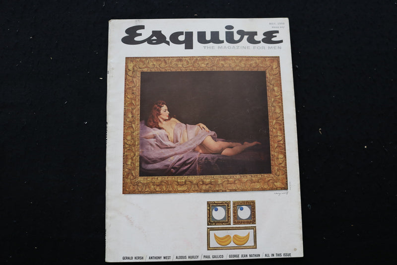 1956 MAY ESQUIRE MAGAZINE - GREAT COVER, PHOTOS & ADS COVER - E 10081