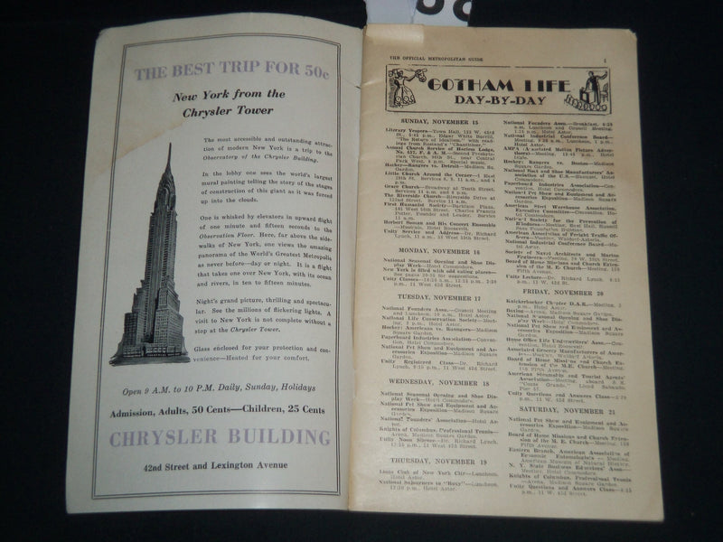 1931 NOVEMBER GOTHAM LIFE MAGAZINE - LENORE ULRIC AND SIDNEY BLACKMER - J 4155
