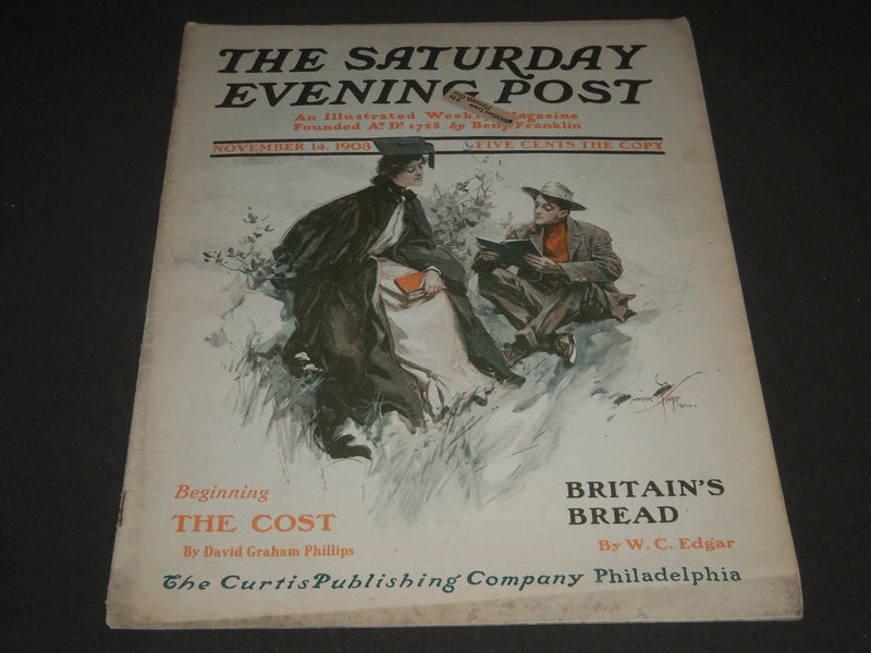 1903 NOV 14 THE SATURDAY EVENING POST MAGAZINE - HARRISON FISHER COVER - SP 711