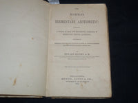 1863-1879 BROOK'S NORMAL PRIMARY ARITHMATIC BOOKS LOT OF 5 - KD 4351F
