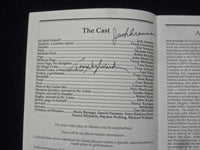 1990 THE MERRY WIVES OF WINDSOR PROGRAM -LOT OF 2- TAMMY MCDONALD+2 SIGS- J 9708