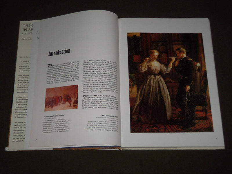1996 THE CIVIL WAR IN ART VISUAL ODYSSEY BOOK BY DORANNE JACOBSON - I 1692