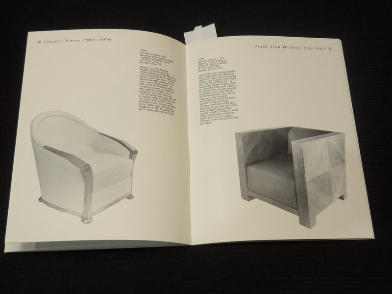 1984 MACKINTOSH TO MOLLINO - CHAIR DESIGN BOOK BY DEREK OSTERGARD - K 2156