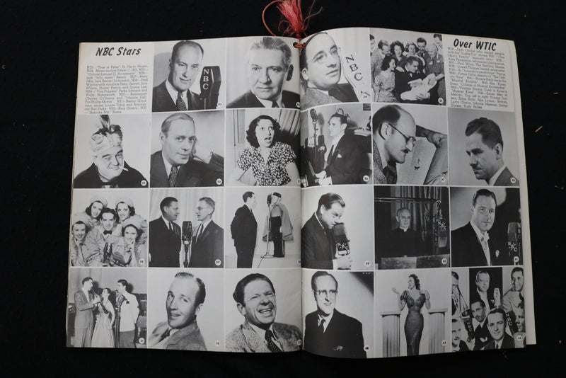 1939 WTIC HARTFORD, CT RADIO PERSONALITIES PROMO BOOK - SOFTCOVER - K 1871