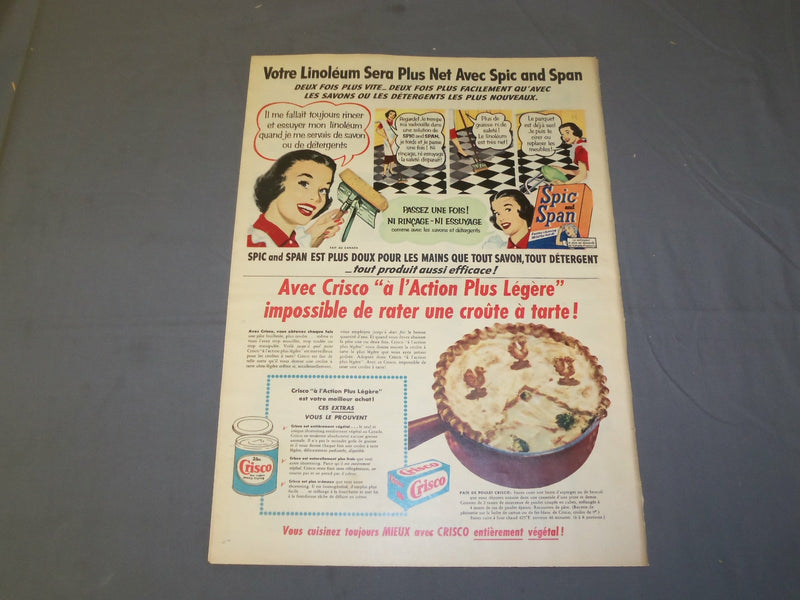 1954 JAN 10 LA PATRIE NEWSPAPER-QUEEN ELIZABETH COVER-HERVE LALONDE PHOTO-FR4122