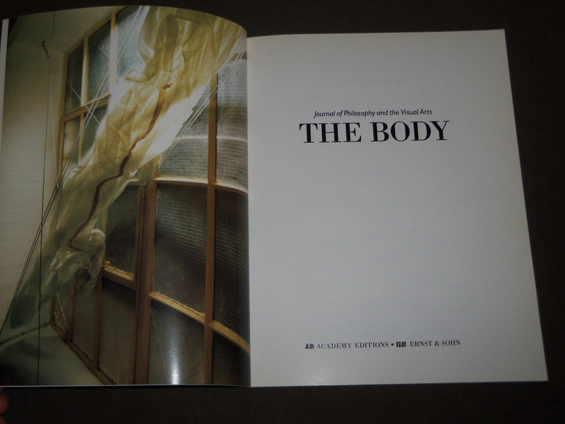 1993 THE BODY JOURNAL OF PHILOSOPHY AND THE VISUAL ARTS CATALOG - KD 5039