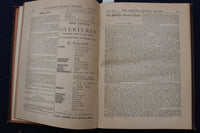 1872-1873 THE MONTHLY MUSICAL RECORD BOUND VOLUMES II & III - KD 9552