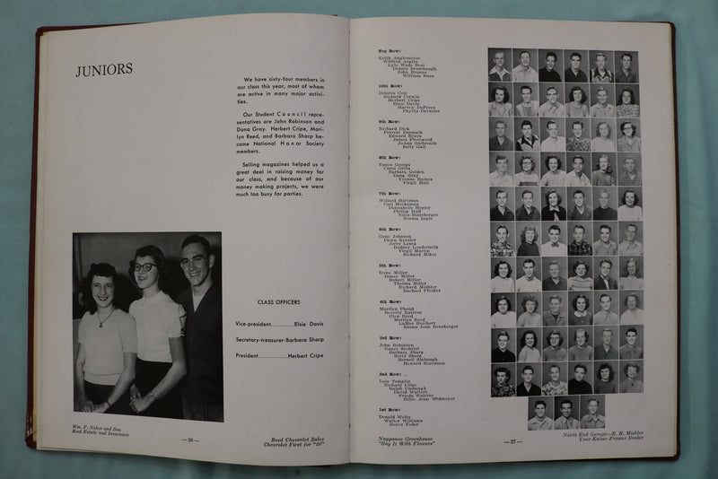 1950 NAPANET NAPPANEE HIGH SCHOOL YEARBOOK - NAPPANEE, INDIANA - YB 3569