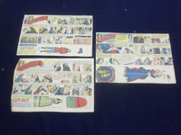 1944 THE THREE MUSKETEERS COLOR COMIC STRIPS - CUT-OUT - LOT OF 5 - NP 5220