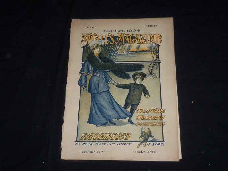 1904 MARCH MCCALL'S MAGAZINE - GREAT FASHION ILLUSTRATIONS & ADS - ST 5359
