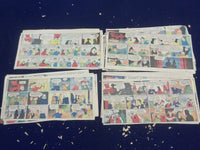1940's-1950 THE GUMPS COLOR COMIC STRIPS - LOT OF 108 - NP 5200