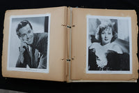 1930'S FABULOUS MOVIE STARS PUBLICITY PHOTOS SCRAPBOOK - E 24932