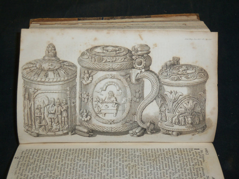 1827 THE GENTLEMAN'S MAGAZINE HISTORICAL CHRONICLE BOUND VOLUME NO 97 - KD 3370E