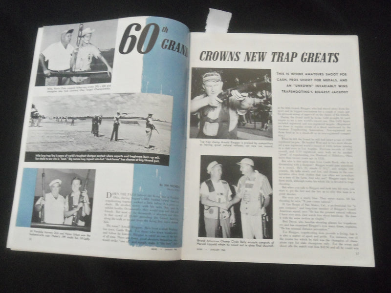 1960 JANUARY GUNS MAGAZINE - ARNOLD RIEGGER - J 7808