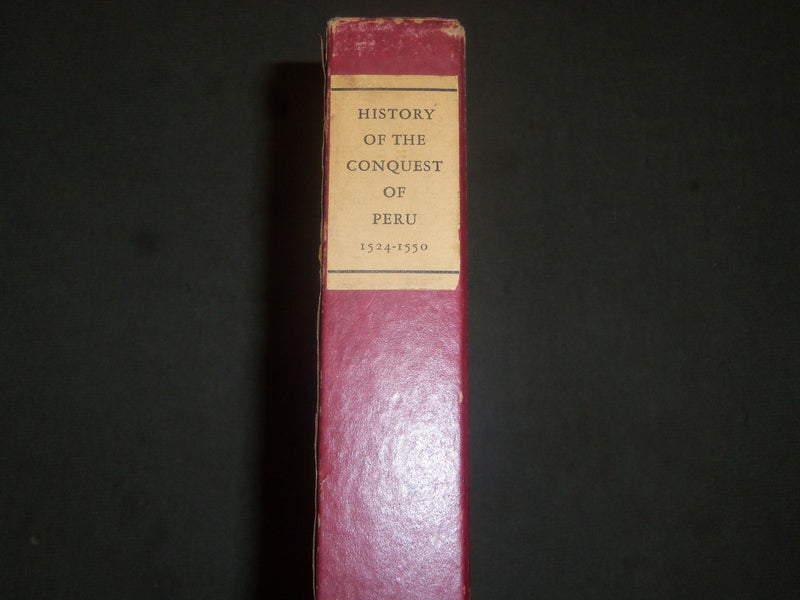 1957 HISTORY OF THE CONQUEST OF PERU BOXED VOLUME BY WILLIAM PRESCOTT - KD 3654