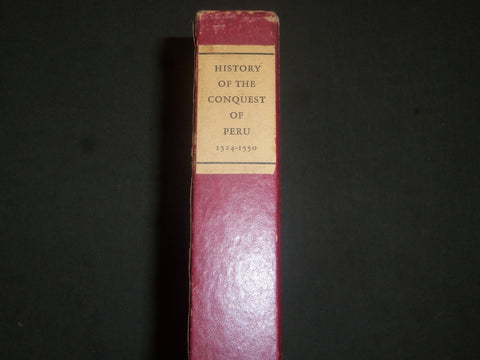 1957 HISTORY OF THE CONQUEST OF PERU BOXED VOLUME BY WILLIAM PRESCOTT - KD 3654