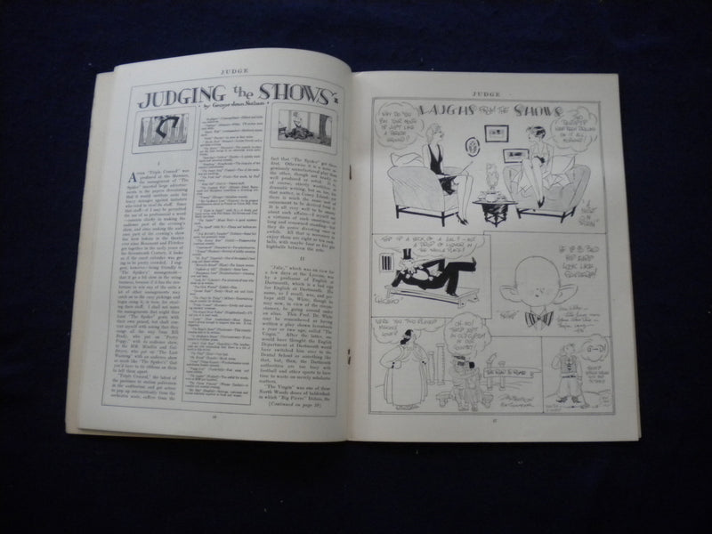 1927 JUNE 11 JUDGE MAGAZINE - HOW'D YOU LIKE A LITTLE PUP LIKE ME? - B 435Z