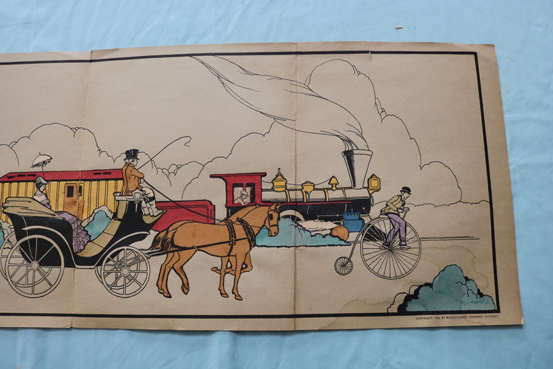 1936 MILDRED LYON HETHERINTON POSTERS IN PANEL FORM - LOT OF 3 - K 2521