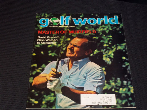 1980 MAY 30 GOLF WORLD MAGAZINE - DAVID GRAHAM FRONT COVER - E 6994