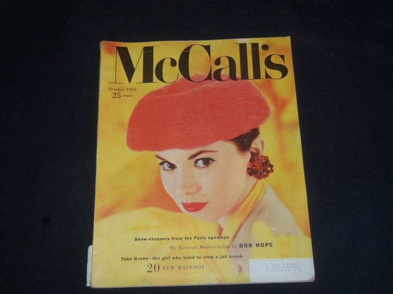 1955 OCTOBER MCCALL'S MAGAZINE - NICE COVER, STORIES & ADS - SP 6899