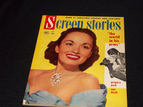 1952 FEBRUARY SCREEN STORIES MAGAZINE - ANN BLYTH FRONT COVER - E 15911