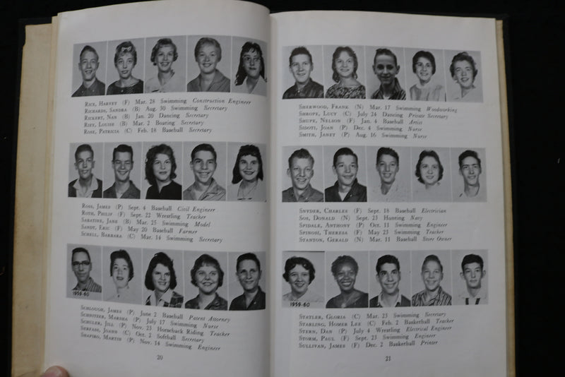 1960 WOLF JUNIOR HIGH SCHOOL YEARBOOK - EASTON, PENNSYLVANIA - YB 3496