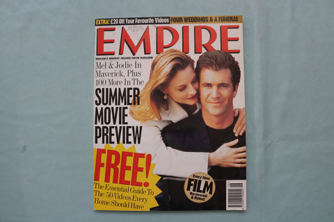 1994 JUNE EMPIRE MAGAZINE - MEL GIBSON & JODIE FOSTER COVER - E 19583
