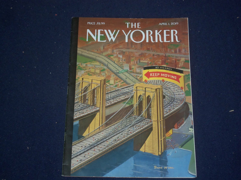 2019 APRIL 1 THE NEW YORKER MAGAZINE - ILLUSTRATED COVER - NY 2324