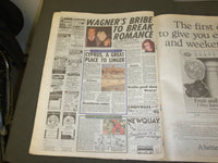 1989 APRIL 9 THE PEOPLE NEWSPAPER - SICK KYLIE MINOQUE CRACKS-UP - NP 3375