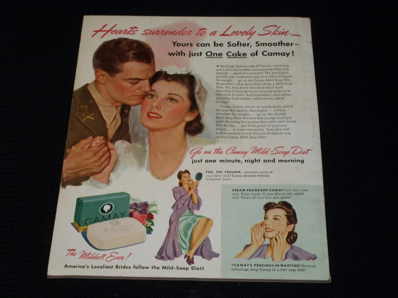 1940 OCTOBER SCREEN ROMANCES MAGAZINE - ALICE FAYE FRONT COVER - E 1495