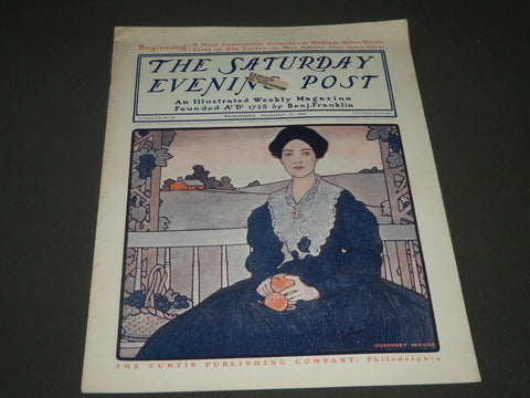 1901 SEPT 21 THE SATURDAY EVENING POST MAGAZINE - ILLUSTRATED COVER - SP 550