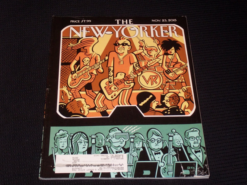 2015 NOVEMBER 23 THE NEW YORKER MAGAZINE NICE ILLUSTRATED COVER - E 3218